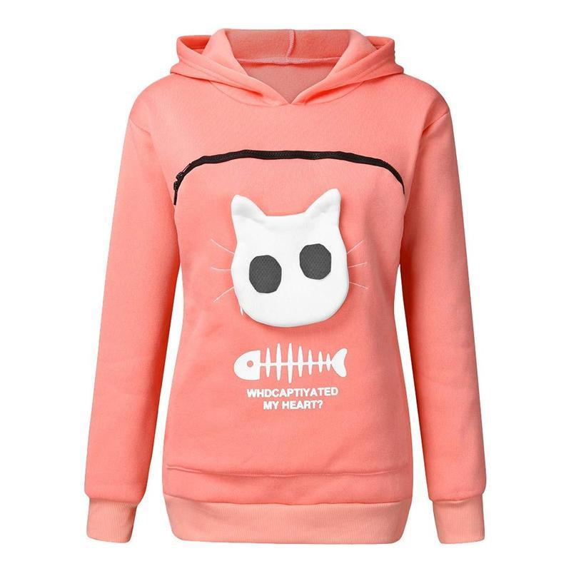 Animal Pouch Sweatshirt Hoodie