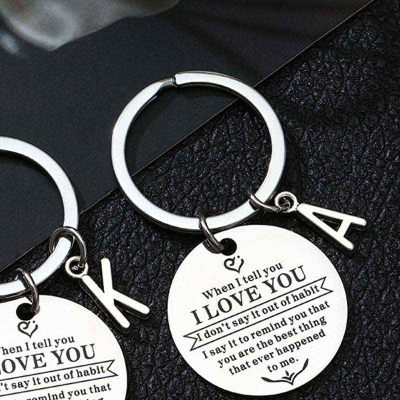 When I tell you I LOVE YOU Keychain