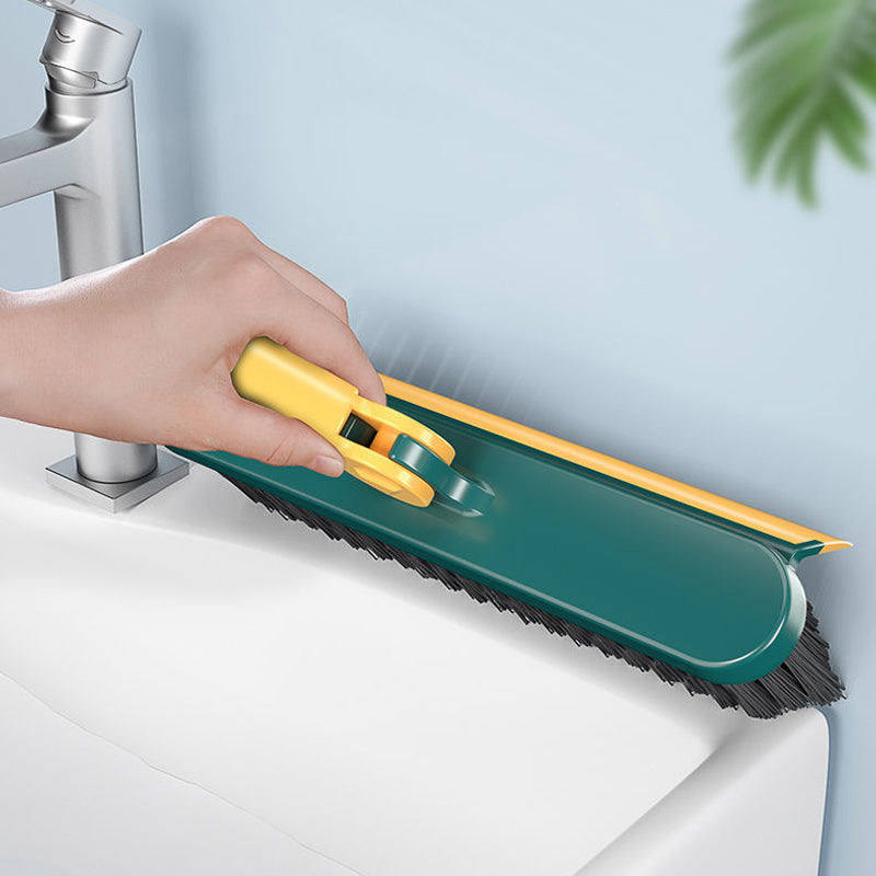 2-in-1 Toilet Floor Gap Cleaning Brush