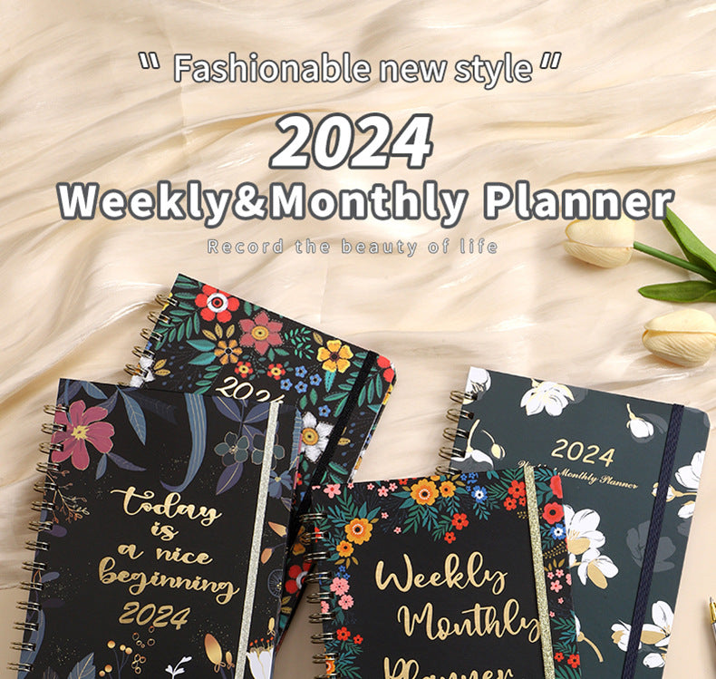 2024 Personalized Weekly and Monthly Planner
