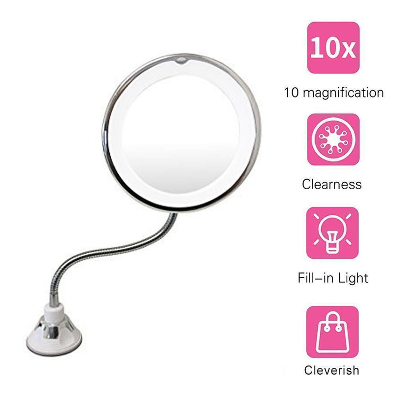 Magnifying Makeup Mirror with LED Light