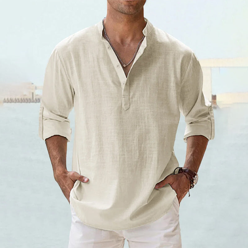 Men's Cotton Linen Casual Shirt