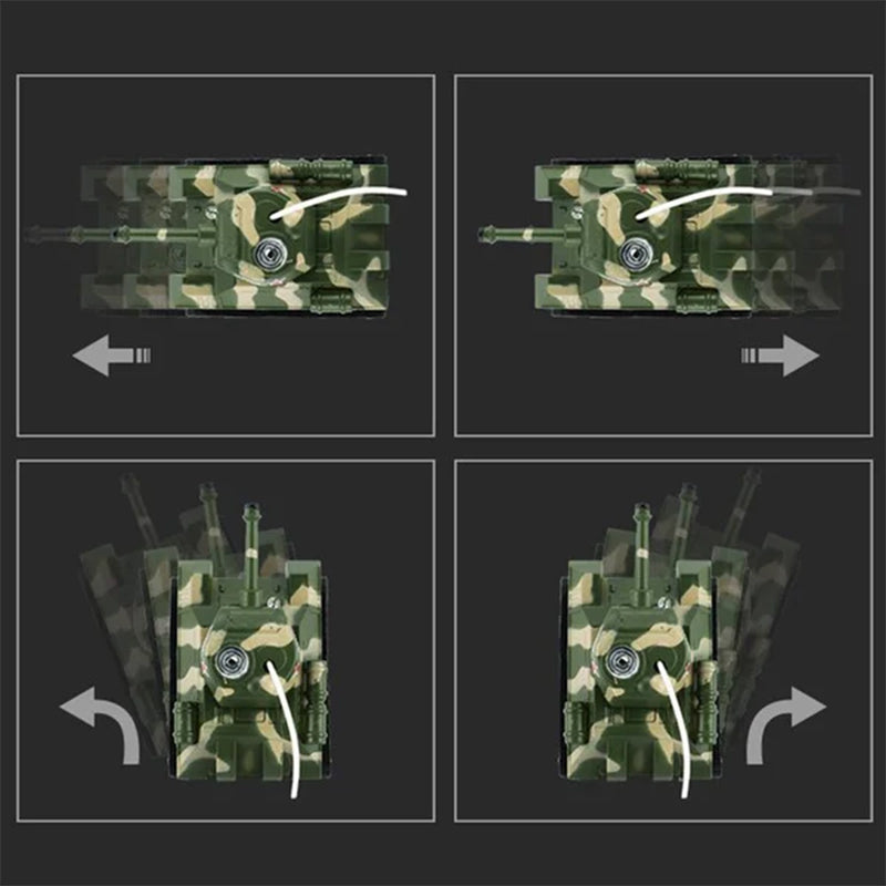 Mini remote control battle tank