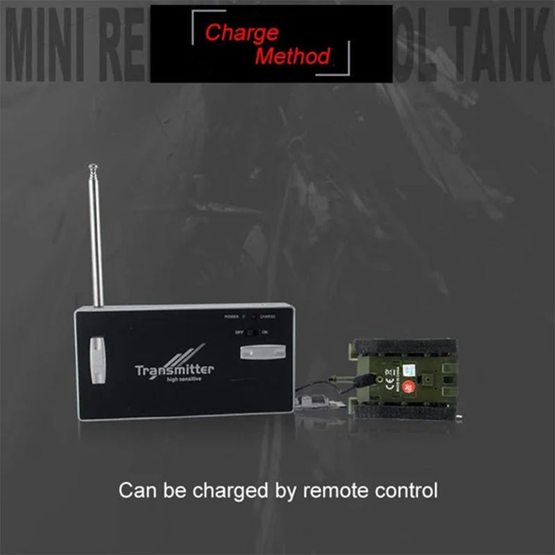 Mini remote control battle tank