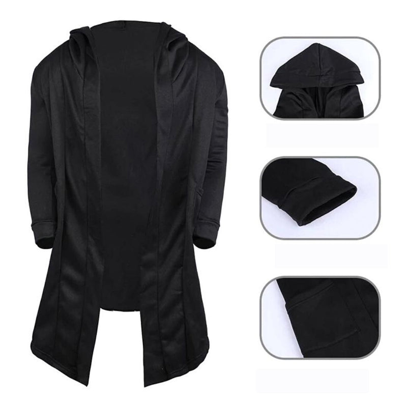 Men's Long Hoodie Jacket