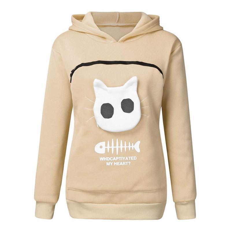 Animal Pouch Sweatshirt Hoodie
