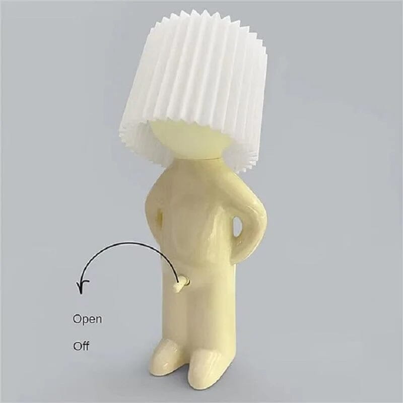 A Little Shy Man Creative Lamp