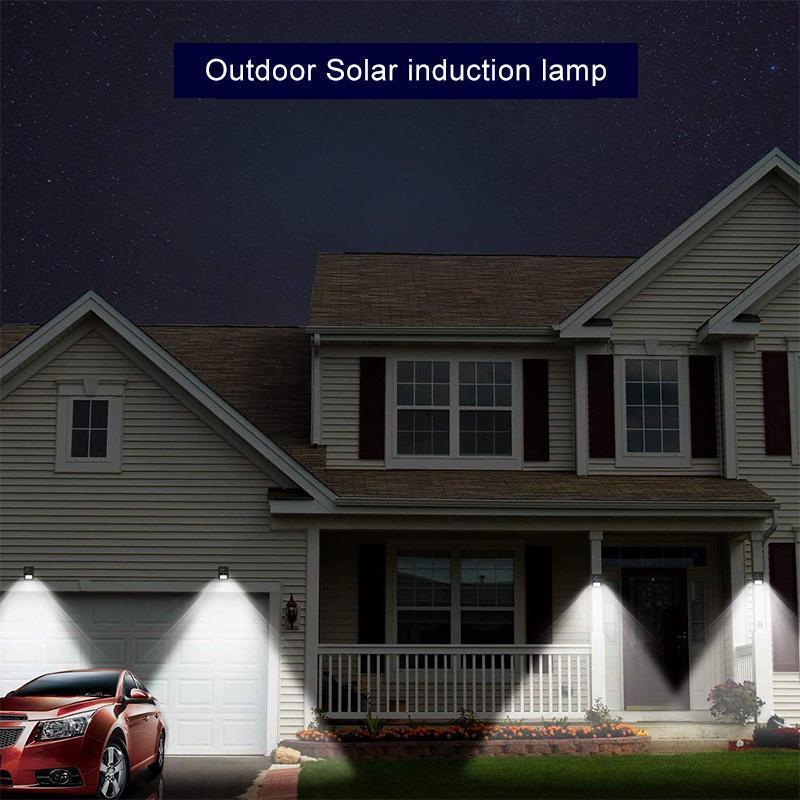 LED Solar Lamps Outdoor, Super Bright Wall Lamp with Motion Sensor
