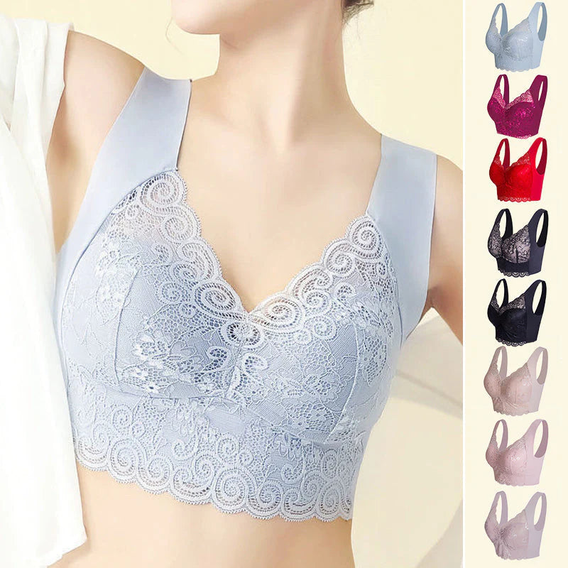 Wireless Push-up Bra In Lace