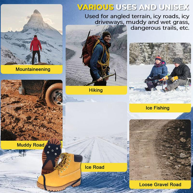 New Traction Cleats Ice Snow Grips Anti Slip Silicone