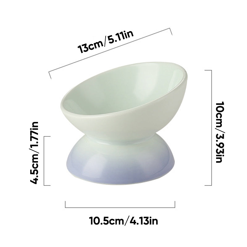 Ceramic Elevated Pet Food Bowls