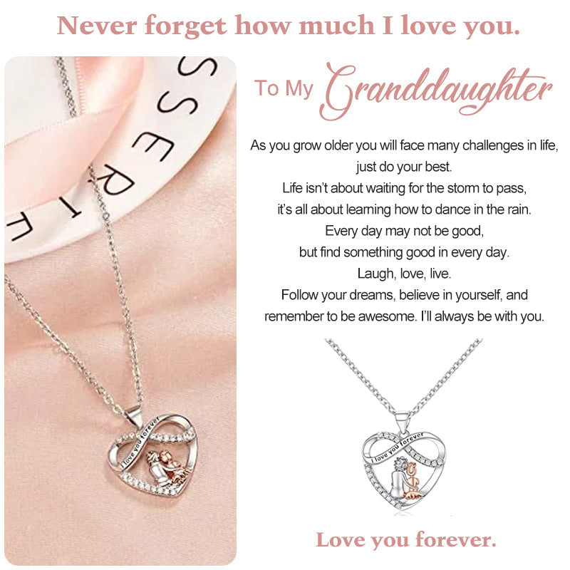 Love You Forever Heart Necklace