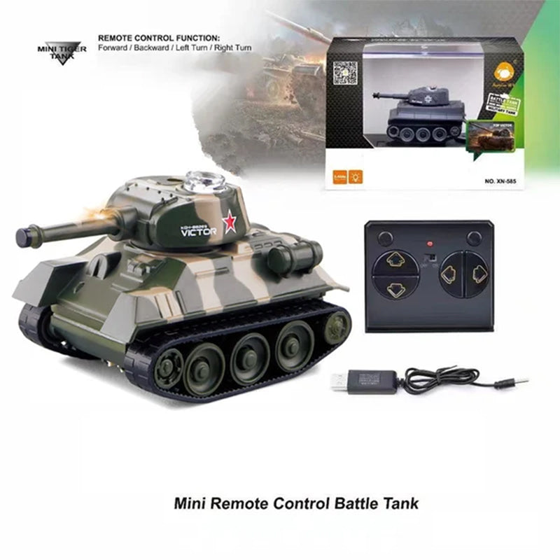 Mini remote control battle tank